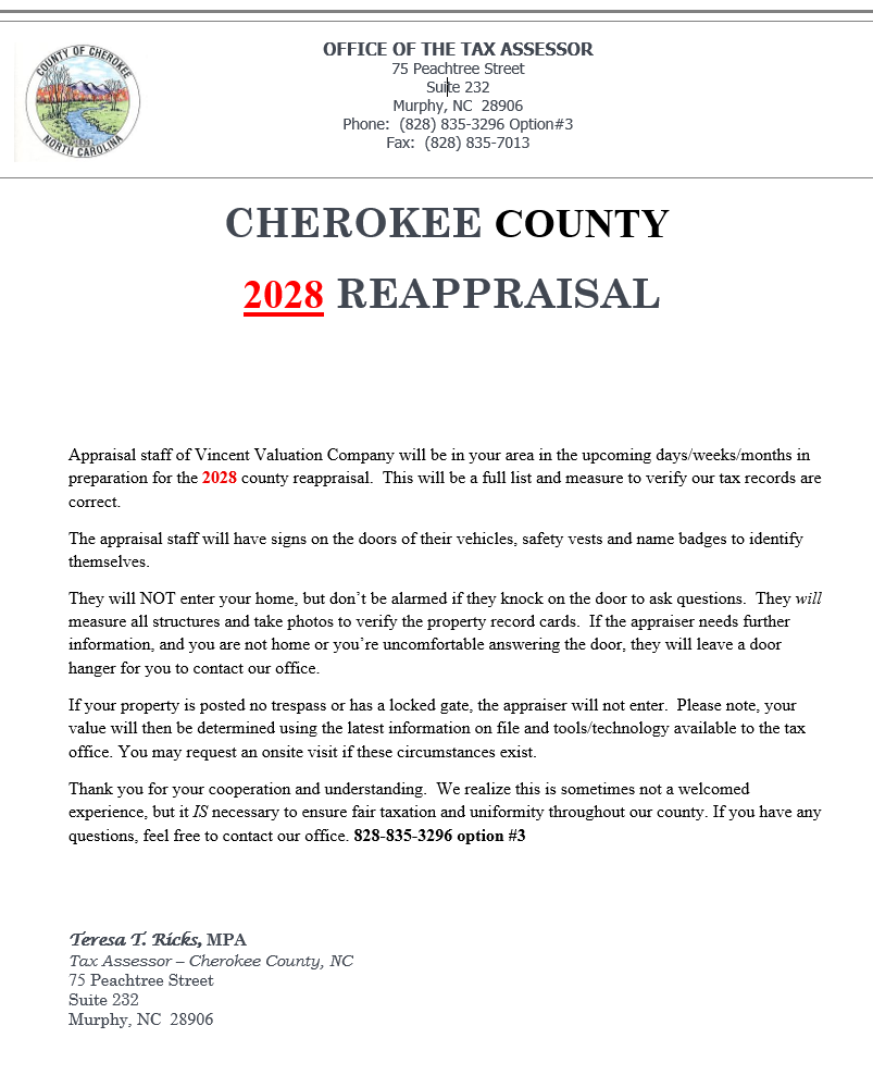 2028 Appraiser Notice